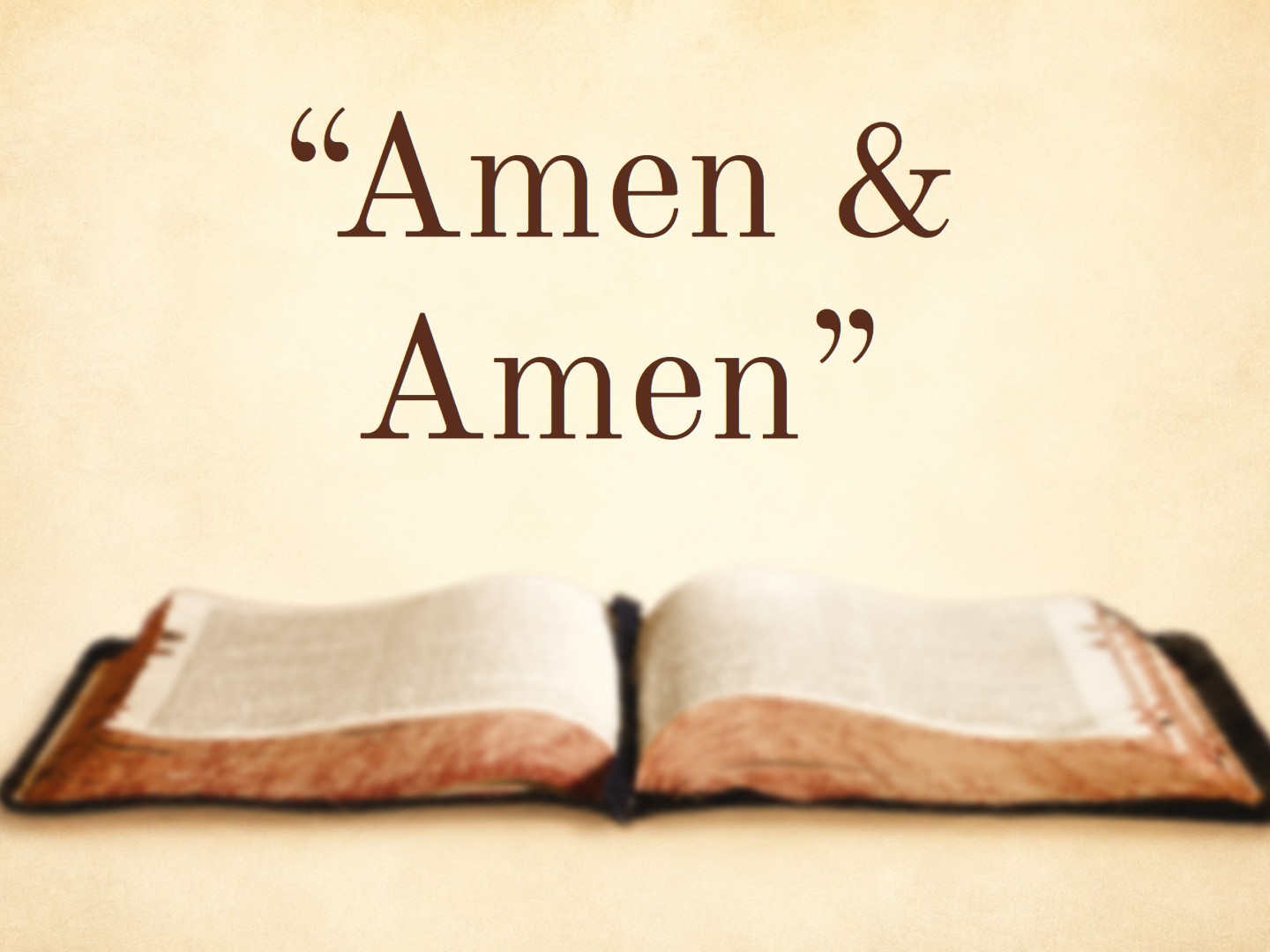 Amen & Amen